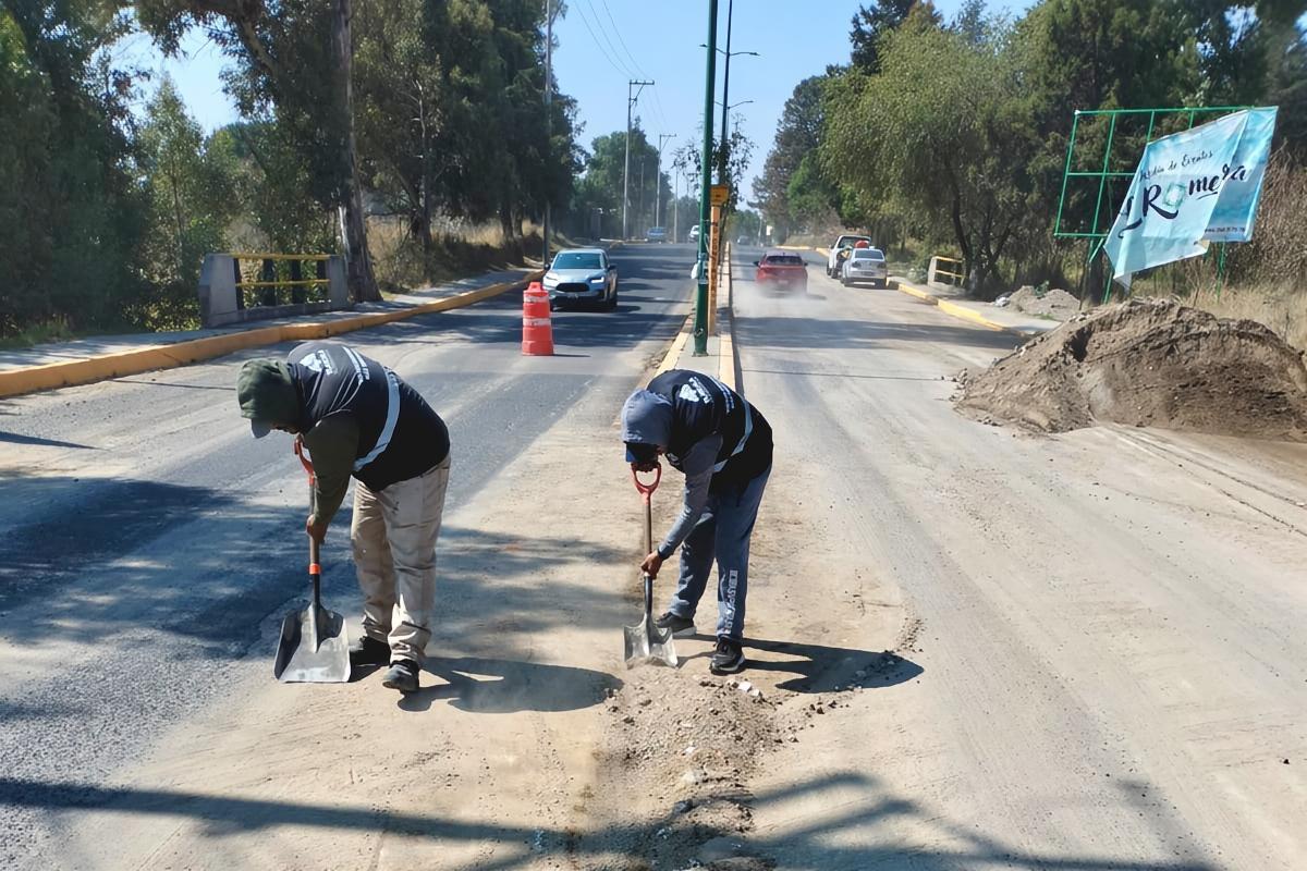 Continúa la Capam con acciones focalizadas para atender afectaciones por granizo y lluvia ahora en bulevar Gasoducto